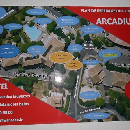 Hotel Arcadius Le Petit Hotel Balaruc-le-Vieux